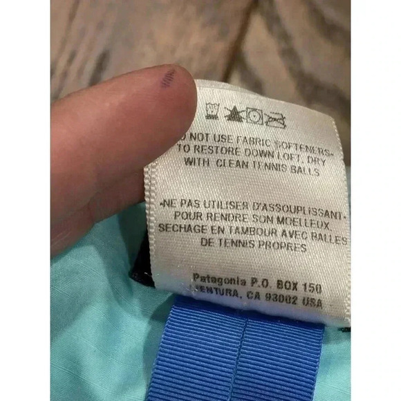 Patagonia Goose Down Puffer Jacket Coat Full Zip Fitted Y2K Small Women’s - Picture 9 of 13